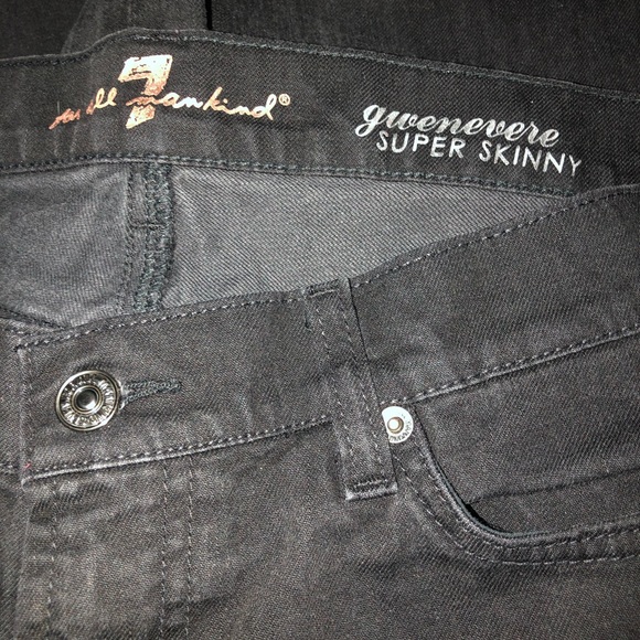 7 For All Mankind Gwenevere super skinny jeans size 29 - Picture 2 of 4